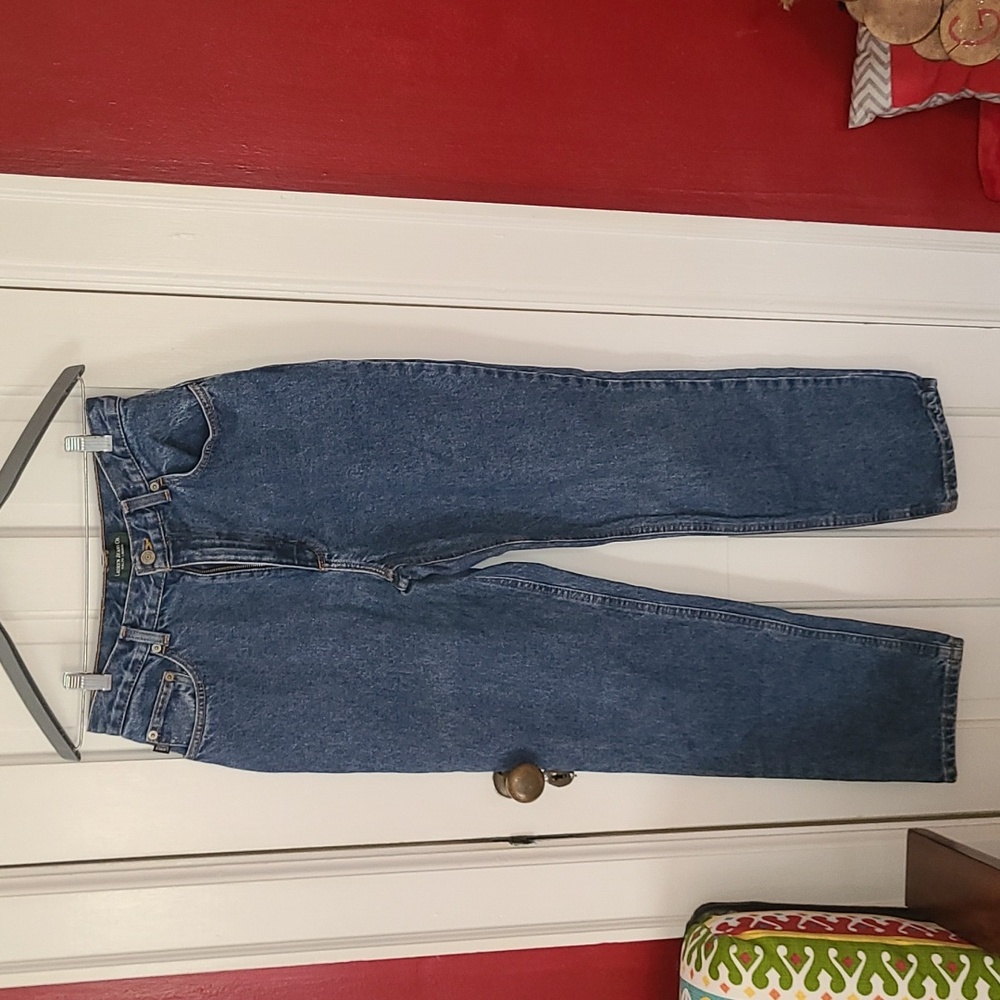 Ralph Lauren Classic Indigo Straight Jeans, No Stretch,  Size 6